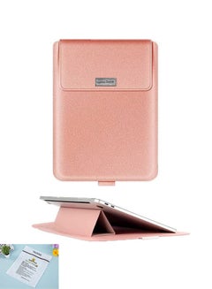 Buy Laptop Bag /Sleeve Case (13/14-Inches) Compatible With 3in1 (Laptop Stand,Mouse pad) MacBook Pro Notebook Pink in UAE