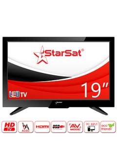 اشتري تلفزيون LED بدقّة عالية الوضوح, مقاس 19 بوصة StarSat-19BL أسود في الامارات