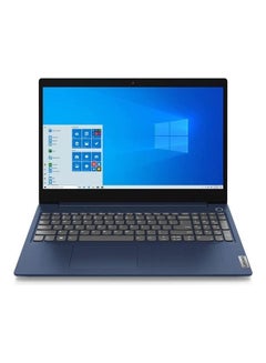 اشتري IdeaPad 3 Laptop With 15.6-Inch Display, Core i5 1155G7 Processer/8GB RAM/256GB SSD/Windows 10/Integrated UHD Graphics/ اللغة الإنجليزية أزرق أبيس في السعودية