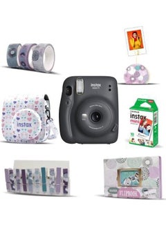 Buy Instax Camera Mini 11 Grey Value Pack in UAE