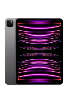 Buy iPad Pro 2022 (4th Generation) 11-inch 256GB 5G Space Gray - Middle East Version in Saudi Arabia