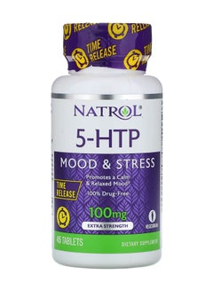 Buy 5-HTP Time Mood and Stress Artificial Release - 45 Tablets in Saudi Arabia
