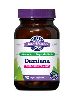 Buy Damiana Organic Herbal Supplement - 90 Capsules in UAE