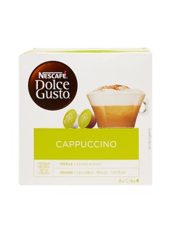 اشتري Extra Cremoso 16 Pods Cappuccino 186.4grams Pack of 16 في الامارات