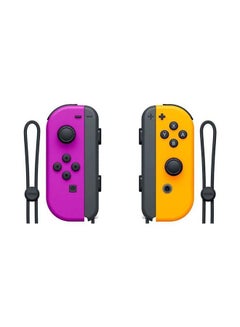 Buy Joy Cons Wireless Controller for Nintendo Switch, L/R Controllers Replacement Compatible with Nintendo Switch - Neon Purple/Neon Orange in UAE