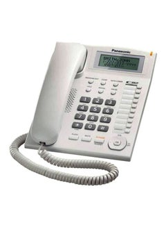 Buy Corded Landline Phone White/Clear in UAE