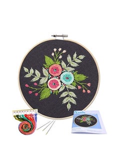 Buy Embroidery Starter Kit Black/Blue/Green in Saudi Arabia