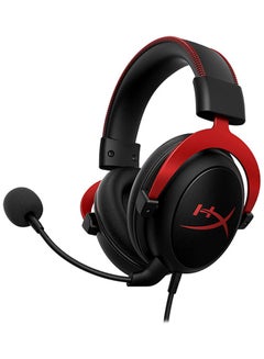 اشتري HyperX Cloud II Gaming Headset for PC & PS4 & Xbox One, Nintendo Switch - Red في الامارات