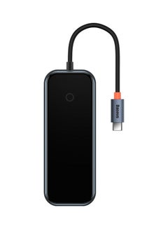 اشتري USB C Hub, 7-in-1 USB C Hub Adapter, with 4K HDMI, 100W Power Delivery USB-C and 3 USB-A 5Gbps Data Ports, microSD and SD Card Reader, for MacBook Air, MacBook Pro, XPS, and More أسود في الامارات
