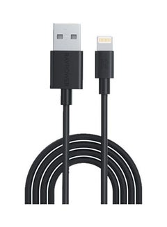 Buy Power USB to 1M Lightning Cable Black in Saudi Arabia