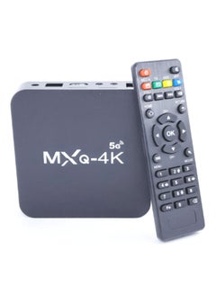 Buy 4K Android Smart TV Box With Measy Wireless Remote GP811 Black in Egypt
