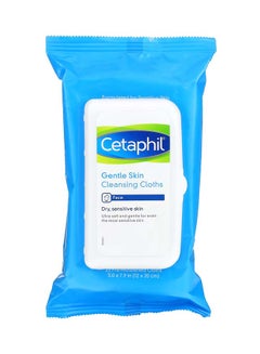 Buy Gentle Skin Face Cleansing Cloths Dry Sensitive Skin 25 Piece in Saudi Arabia