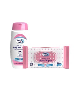 Buy Baby Wipes 80’s And Baby Lotion 100ml in Saudi Arabia