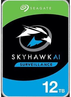 اشتري Skyhawk AI With 3.5 inch SATA 6 Gb/s 256 MB Cache for DVR NVR Security Camera System With Surveillance Systems Internal Hard Disk Drive ST12000VE001 12.0 TB في الامارات