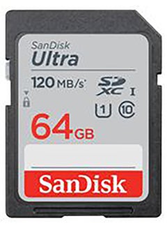 Buy Ultra SDXC UHS-I Class10 Memory Card - 120MB/s 64.0 GB in Saudi Arabia