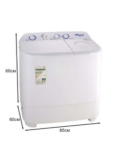 Buy Semi Automatic Freestanding Washing Machine SGW 610X White in UAE
