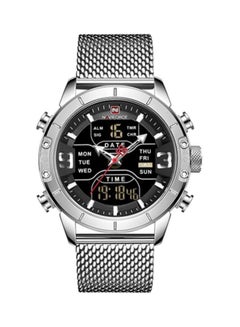 Buy Men's Metal Analog+Digital Wrist Watch NF9153S S/B in UAE