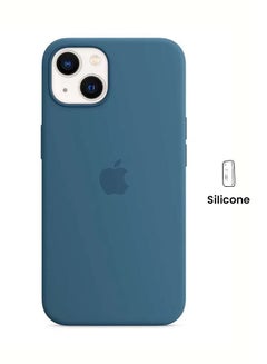 Buy iPhone 13 Silicone Case with MagSafe Blue Jay in UAE