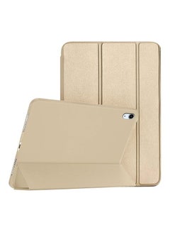Buy iPad Air 4 / Air 5 Case (2020/2022) 10.9-inch Leather Folio Stand Folding Cover Compatible with Apple iPad Air (4th/5th) Generation Gold in UAE