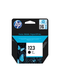 Buy F6V17AE HP 123  Ink Cartridge Black in Saudi Arabia