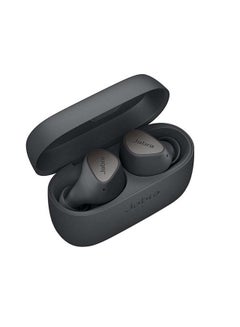 اشتري Elite 3 In Ear Wireless Bluetooth Earbuds - Noise Isolating True Wireless Buds With 4 Built-in Microphones For Clear Calls, Rich Bass, Customizable Sound, And Mono Mode Dark Grey في السعودية