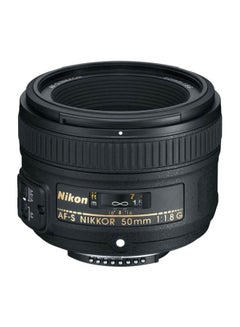 Buy Nikkor AF-S 50mm f/1.8G Camera Lens For Nikon Black in Saudi Arabia