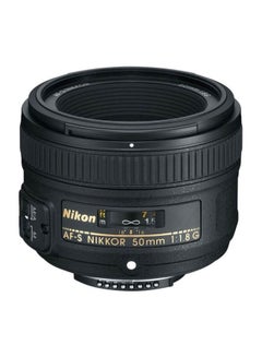 Buy Nikkor AF-S 50mm f/1.8G Camera Lens For Nikon Black in UAE