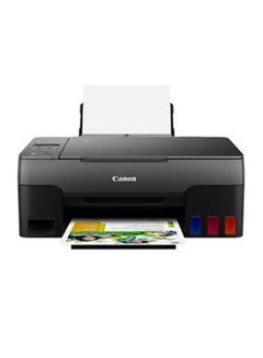 Buy PIXMA G3420 Wireless Colour 3-in-1 Refillable MegaTank Inkjet Printer, Suitable for Banner Printing, A4 Print, Copy, Scan, Wi-Fi, Cloud Connectivity Black in Egypt