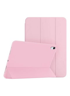 Buy iPad Air 4 / Air 5 Case (2020/2022) 10.9-inch Leather Folio Stand Folding Cover Compatible with Apple iPad Air (4th/5th) Generation Light Pink in UAE
