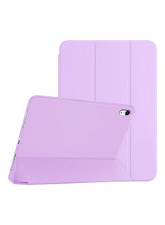 Buy iPad Air 4 / Air 5 Case (2020/2022) 10.9-inch Leather Folio Stand Folding Cover Compatible with Apple iPad Air (4th/5th) Generation Purple in UAE
