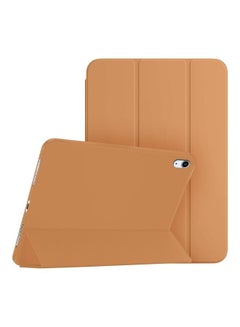 Buy iPad Air 4 / Air 5 Case (2020/2022) 10.9-inch Leather Folio Stand Folding Cover Compatible with Apple iPad Air (4th/5th) Generation Brown in UAE