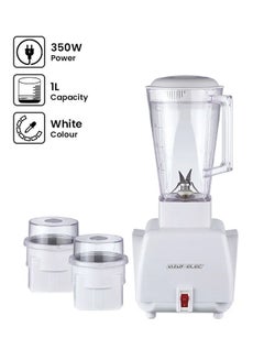 اشتري Electric Blender 1 L 350 W E06019 White في السعودية