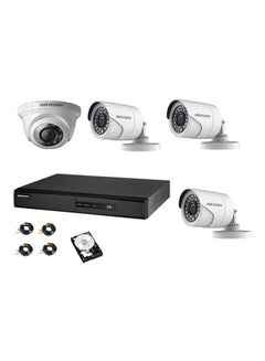 Buy 4-Channel Turbo HD DVR Surveillance Camera Kit in UAE