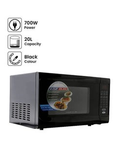 Buy Microwave Oven With Digital Controller 20 L 700 W 90510/20/BK Black in Saudi Arabia