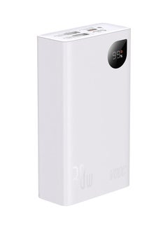 Buy 20000.0 mAh Power Bank PD 20000mAh USB C 30W Power Delivery Digital Display Battery Pack with 1 Input and 3 Output Compatible for Apple,Huawei,OPPO Xiaomi and many more (VOOC Edition) White in UAE