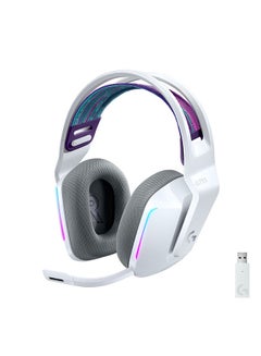 اشتري Logitech G G733 Lightspeed Wireless Gaming Headset With Suspension Headband, Lightsync Rgb, Blue Vo!Ce Mic Technology And Pro-G Audio Drivers في السعودية