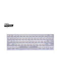 Buy RK61 61-Key White Backlight Bluetooth/2.4G Wireless/USB Wired Three Modes Tablet Computer Mobile Office Gaming  Keyboard in UAE