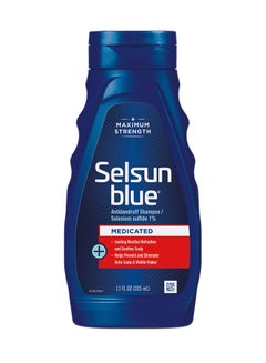 Buy Medicated Maximum Strength Dandruff Shampoo Blue in Saudi Arabia