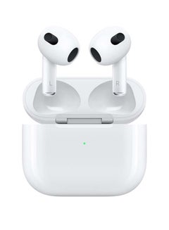 Buy AirPods (3rd generation) with MagSafe Charging Case White in Saudi Arabia