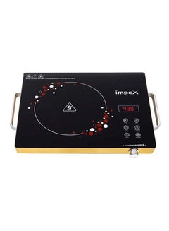 Buy Infrared Induction Cooktop-Touch & Knob Control, Micro Crystal Plate, 4-Digit LED Display, 4-Hour Timer, 8 Power Levels, Various Temperature Levels, Compatible with All Cookware And Over heat protection 2000 W IR 2703 Black in UAE