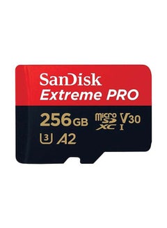 Buy Extreme PRO microSD UHS-I 170 MB/s Card with Adapter - SDSQXCZ-256G-GN6MA in UAE