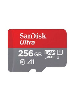 اشتري بطاقة الذاكرة ألترا MicroSDHC من الفئة 10/1 256غيغابايت رمادي/ أحمر/ أبيض في السعودية