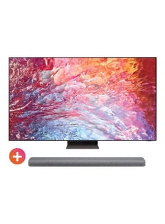 اشتري Samsung 65 Inch 8K Smart QLED TV with Built-in Receiver - 65QN700B with Samsung Wireless Sound Bar, 3.0 Channel, Black- HW-S50A 65QN700B Black في الامارات