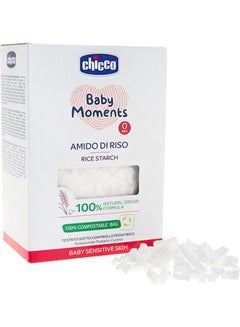 Buy Baby Moments Rice Starch For Baby Sensitive Skin 0M+ 250G in UAE