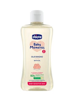 Buy Baby Moments Bath Oil For Baby Sensitive Skin 0M+ 200Ml in UAE
