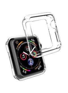 Buy Soft TPU Protective Bumper Case Cover For Apple Watch Series 4 44mm Clear in UAE