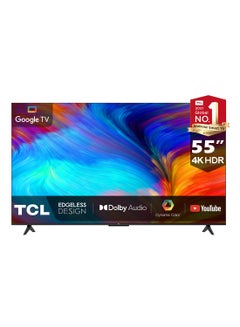 Buy 55 Inch 4K-Google Smart LED Ultra HDR TV 55P637 Black in Saudi Arabia