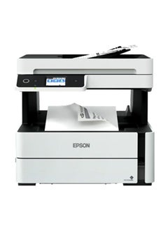 Buy Ecotank M3170 Mono Print/Scan/Copy/Fax Wi-Fi Tank Printer White/Black in UAE