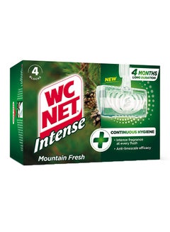 Buy Toilet Blocks Intense Mountain Fresh 4 Pieces 136grams in UAE