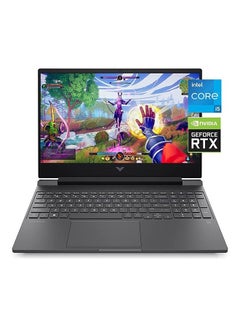 Buy Victus 15 Gaming Laptop With 15.6-Inch FHD Display, 12th Gen Intel Core i5-12500H Processor / 8GB RAM / 512GB SSD / 4GB NVIDIA GeForce RTX 3050 Graphics / Windows 11 Home / English Black in UAE